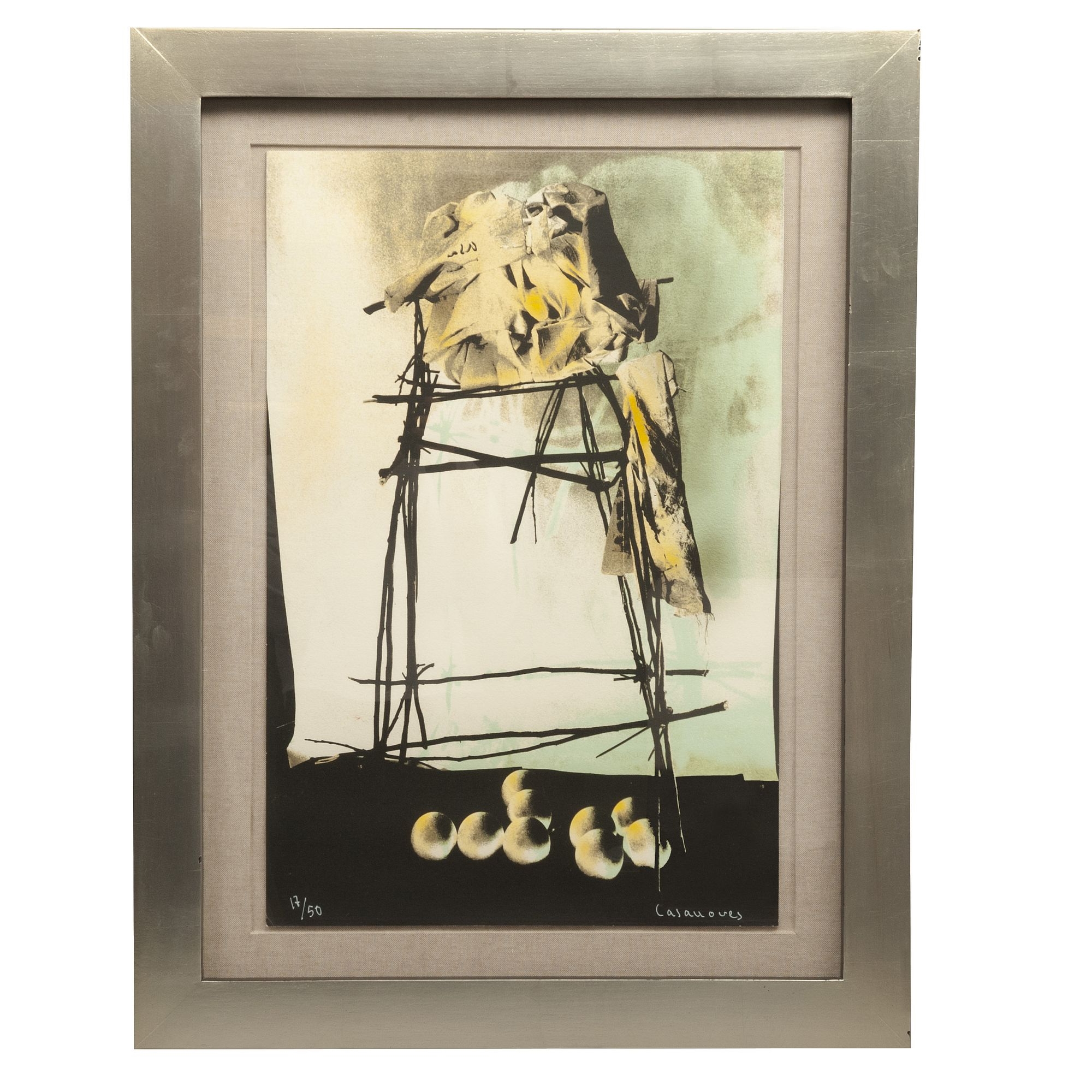 Artwork by Esteve Casanoves, La silla, Made of serigraph