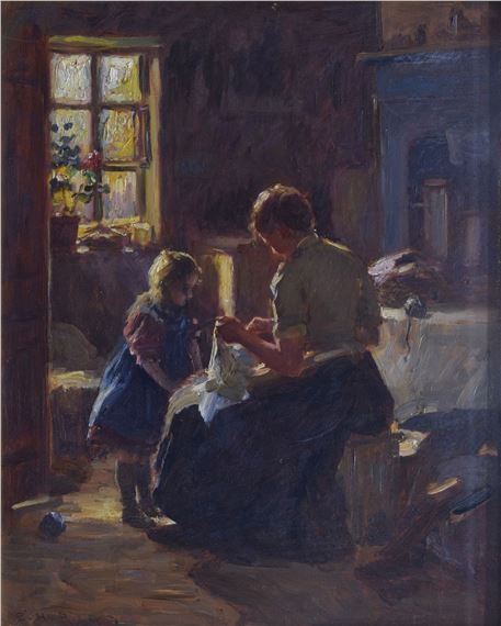 Ernest Higgens Rigg | The First Lesson | MutualArt