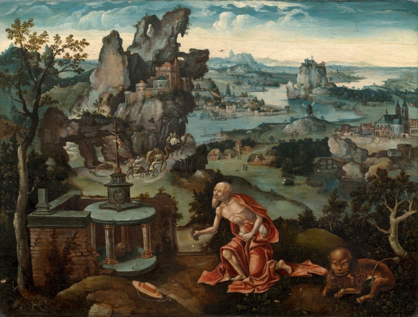 Paysage avec saint Jérôme pénitent - Joachim Patinir