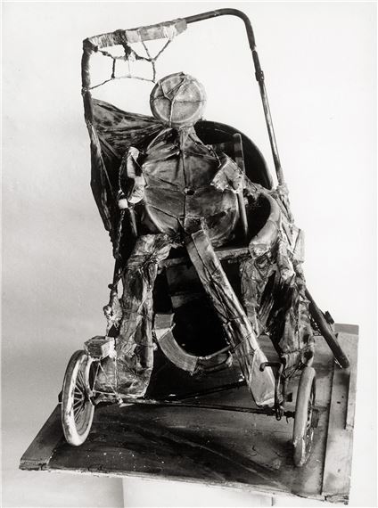 Artwork by Gerd Sonntag from the series "Kindlein im Wägelchen" by Harald Hauswald, Circa 1986