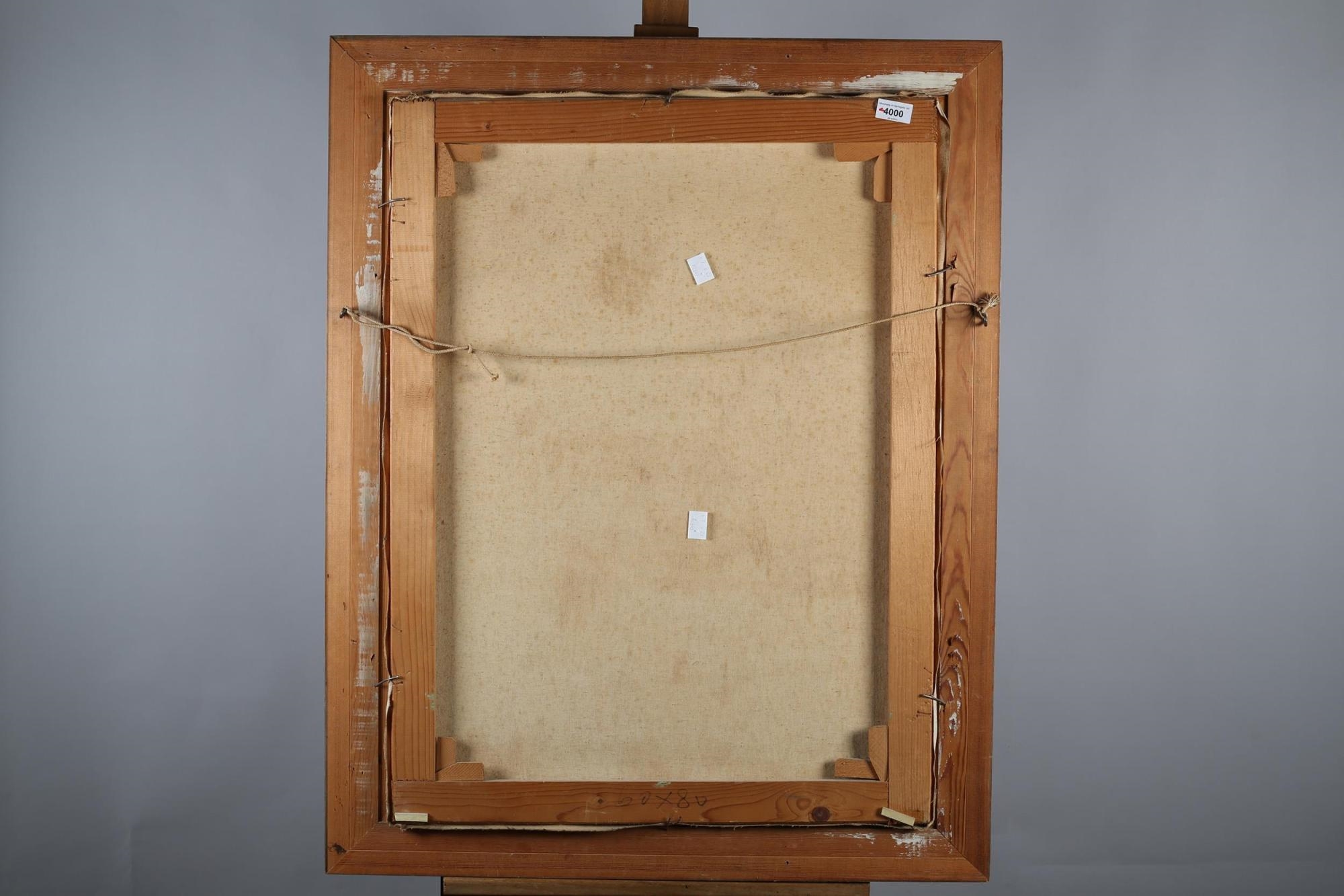 Artwork by Beppi Grimani, Still life of pinks and other summer flowers held in a vase, Made of impasto oil on canvas