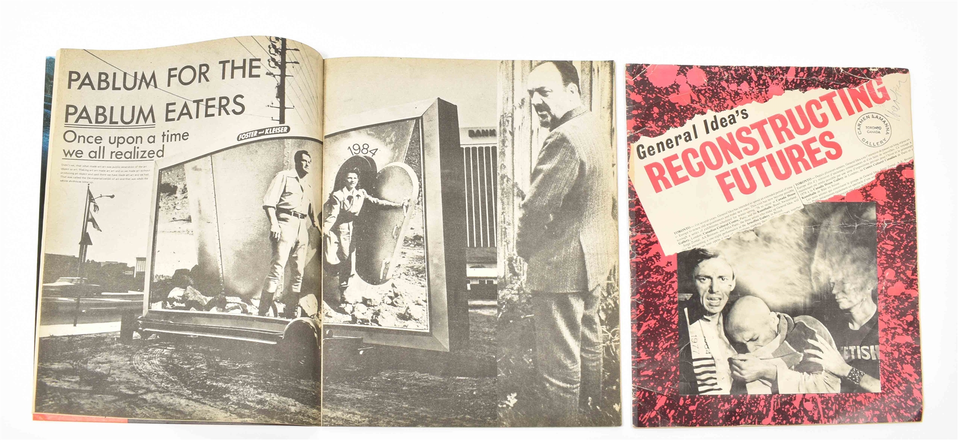 General Idea General Idea, set of 3 publications 19731977 (1973