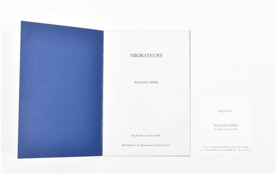 Bas Jan Ader, Migrateurs
