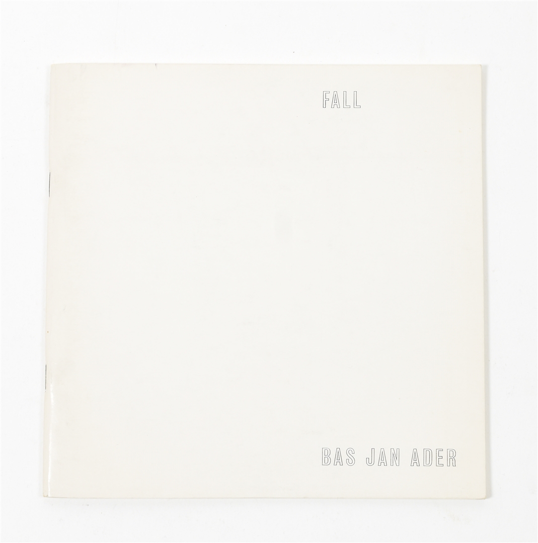 Artwork by Bas Jan Ader, Bas Jan Ader, Fall
