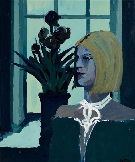 Study of Fiona in Blue and Green by Alex McKenna