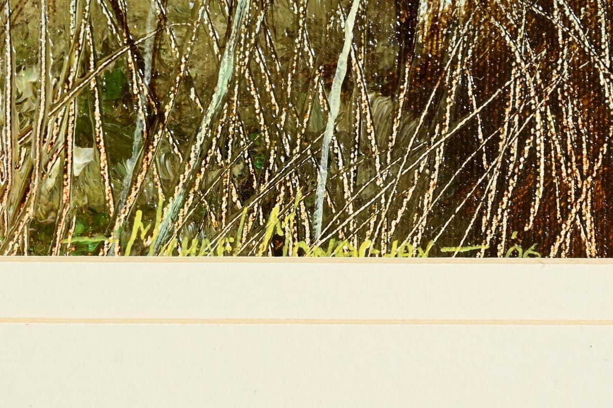 Artwork by Michael Monaghan, Drumcliff Bay, Co. Sligo, Made of oil on canvas board