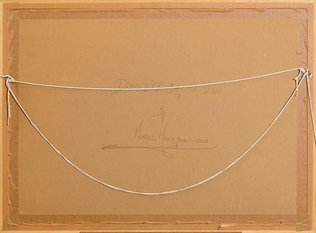 Artwork by Michael Monaghan, Drumcliff Bay, Co. Sligo, Made of oil on canvas board