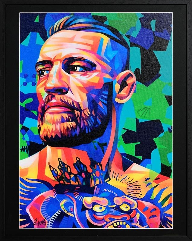 Artwork by Alberto Ricardo, Conor McGregor, Made of print on canvas