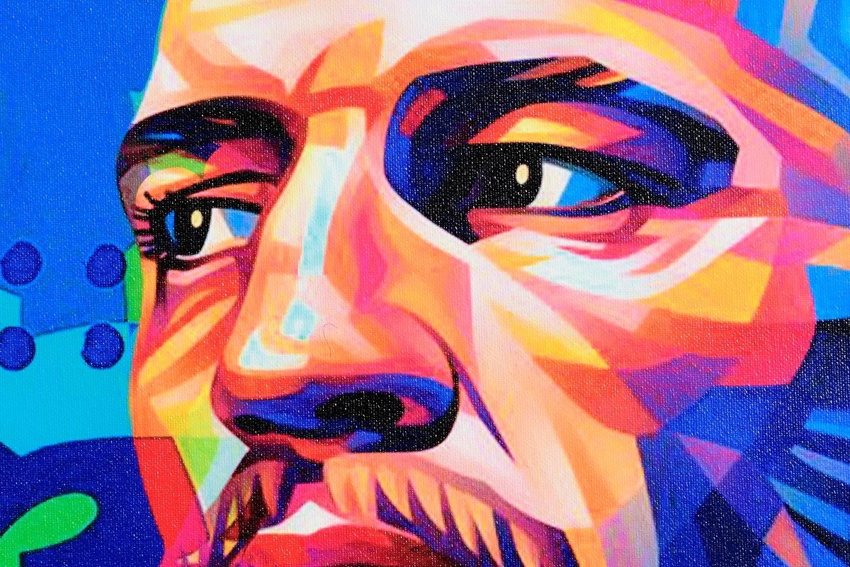 Artwork by Alberto Ricardo, Conor McGregor, Made of print on canvas