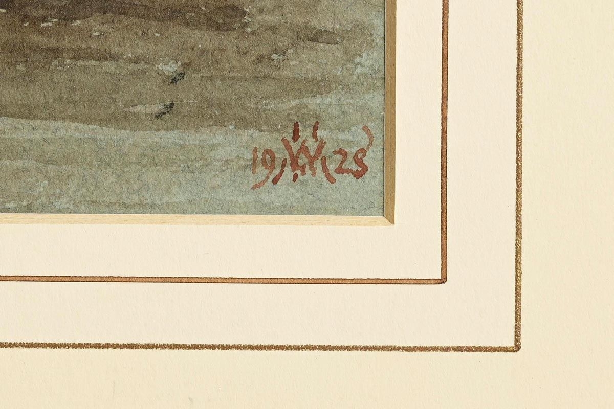 Artwork by Walter Billingham, The Gentle Path (1928), Made of watercolour on paper