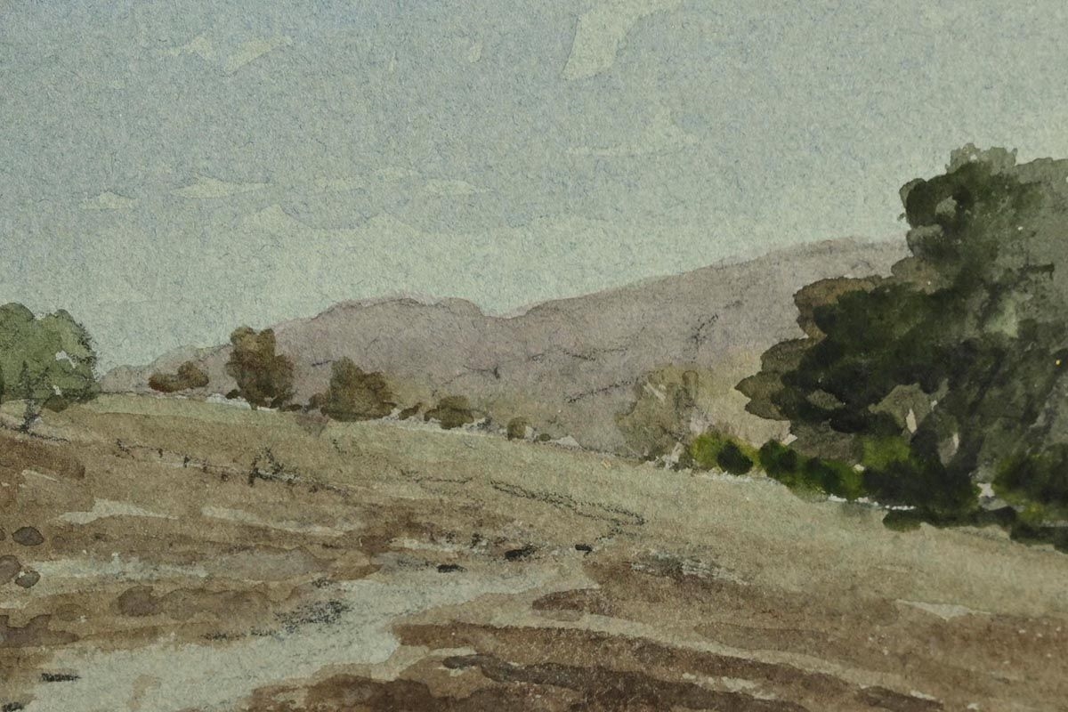 Artwork by Walter Billingham, The Gentle Path (1928), Made of watercolour on paper