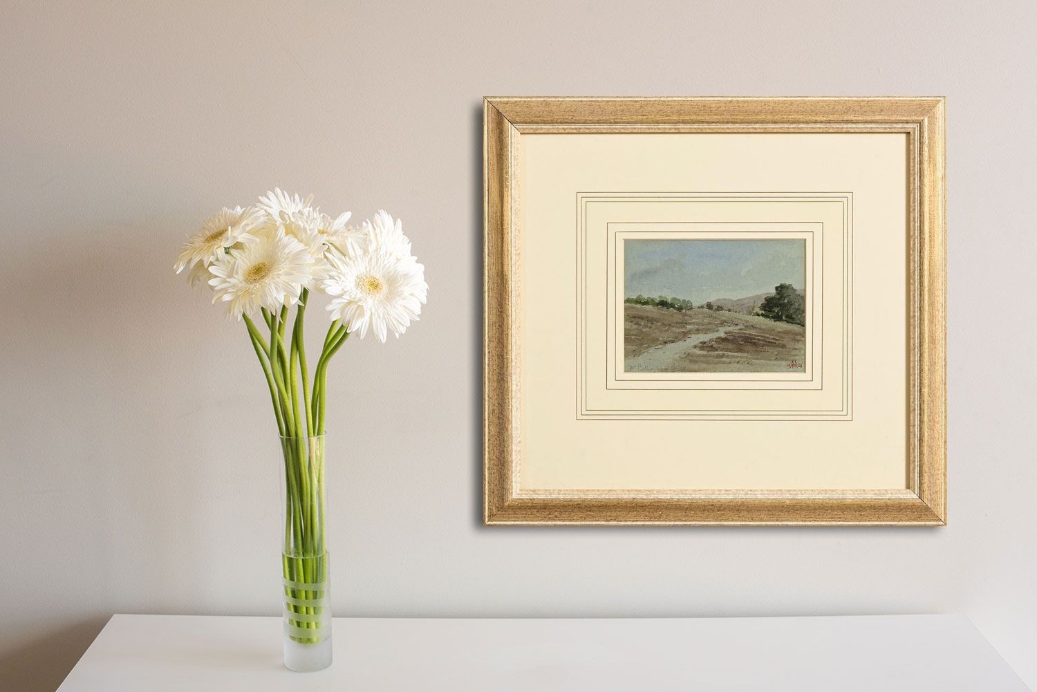 Artwork by Walter Billingham, The Gentle Path (1928), Made of watercolour on paper