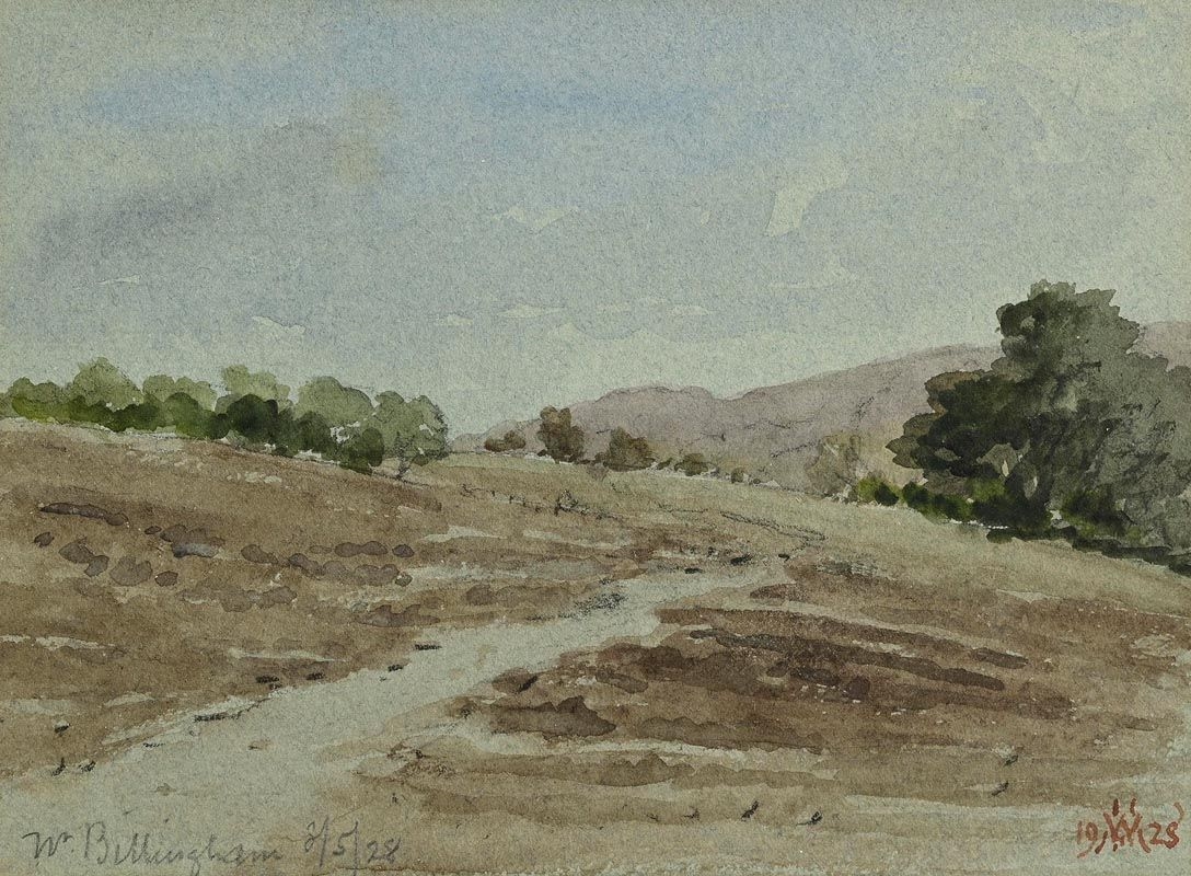 Artwork by Walter Billingham, The Gentle Path (1928), Made of watercolour on paper
