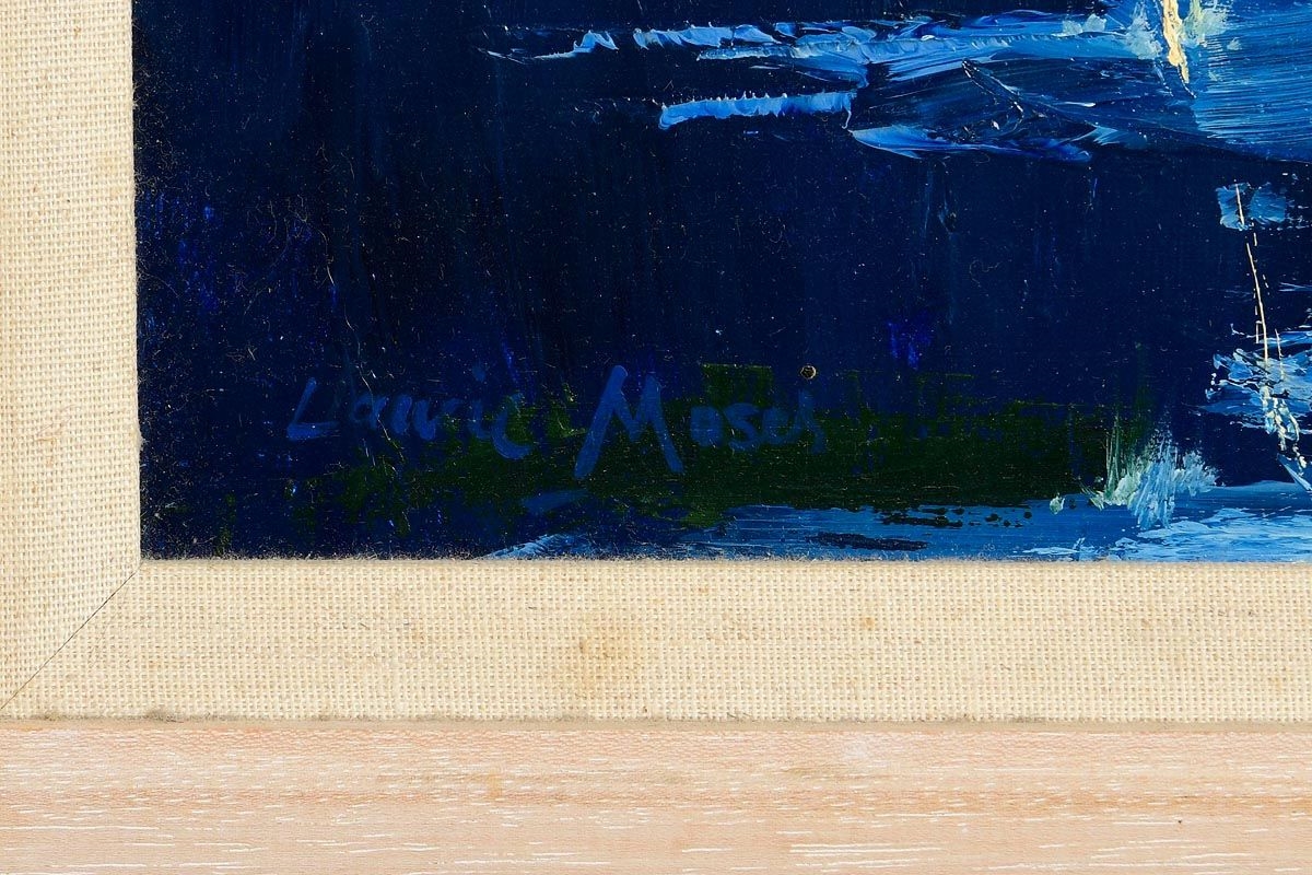 Artwork by Laurie Moses, Cliffs of Baltimore, Made of acrylic on board