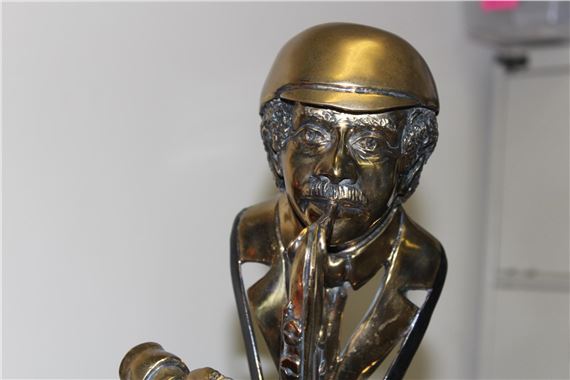 E. Dwight Conley | A Signed Dwight Conley Bronze Statue | MutualArt