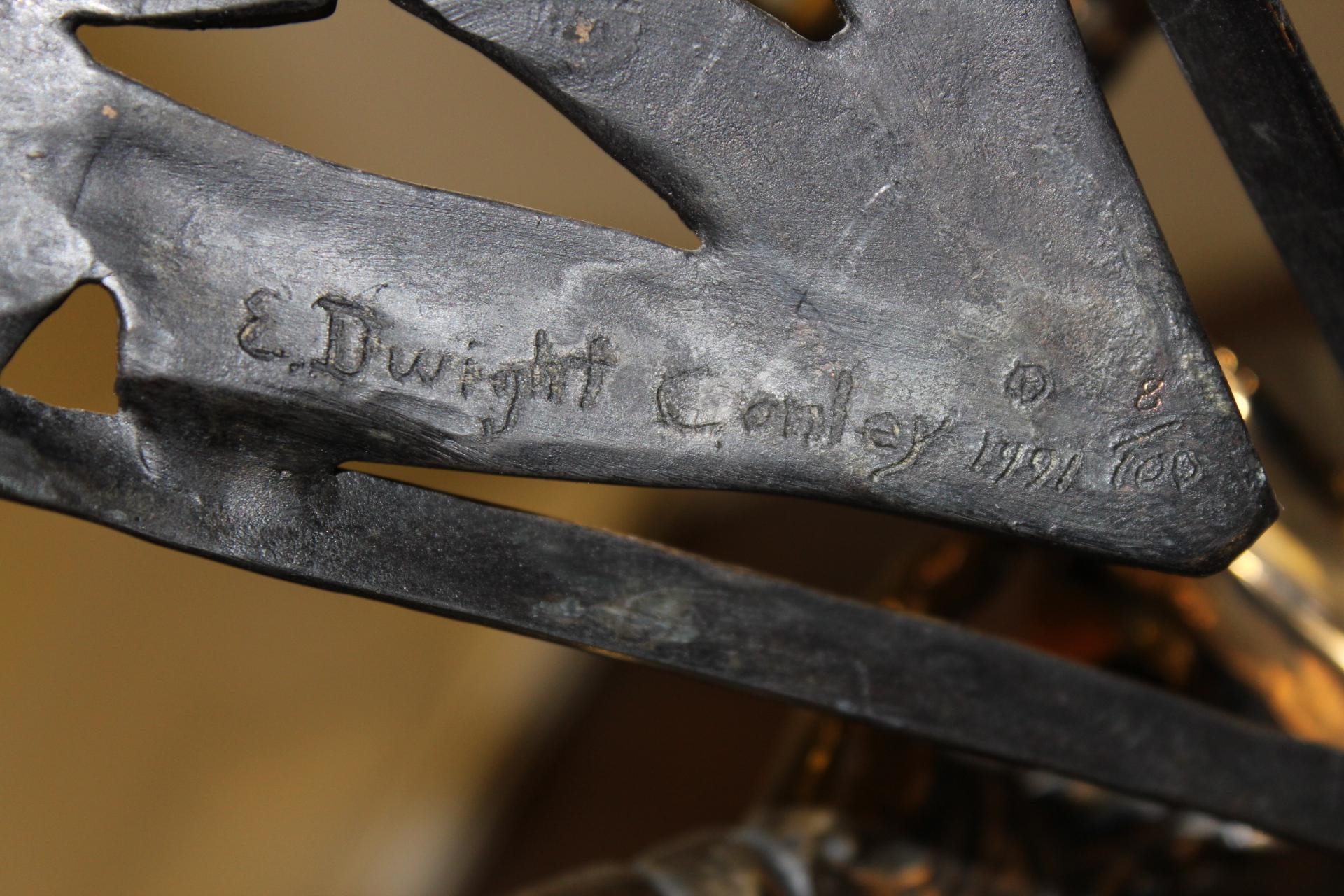 E. Dwight Conley | A Signed Dwight Conley Bronze Statue | MutualArt