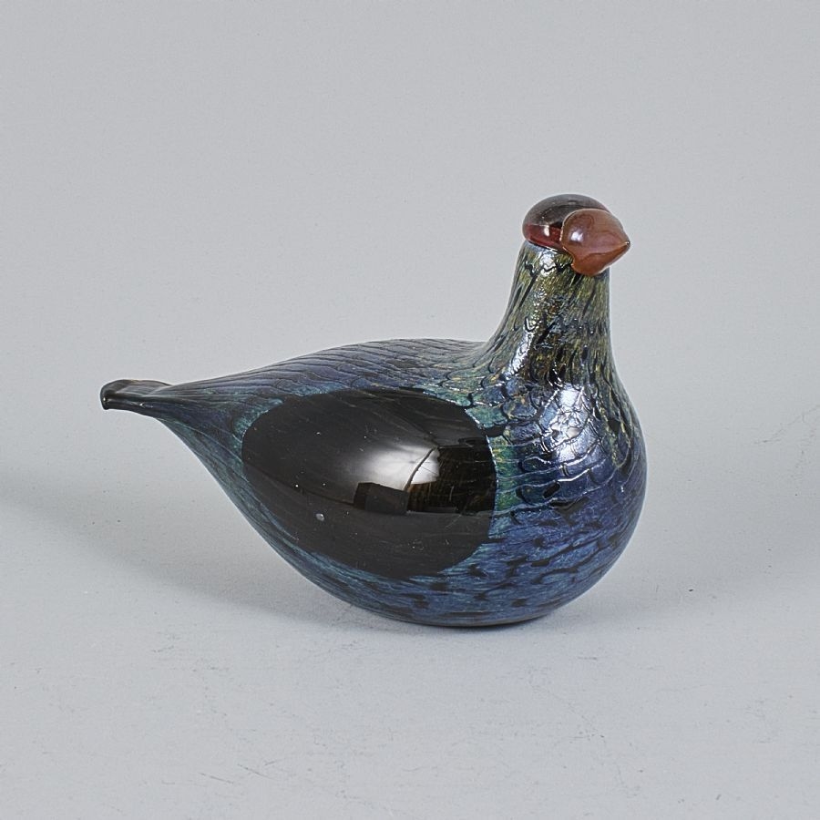 Artwork by Oiva Toikka, Finland. Tjäder, Made of SCULPTURE