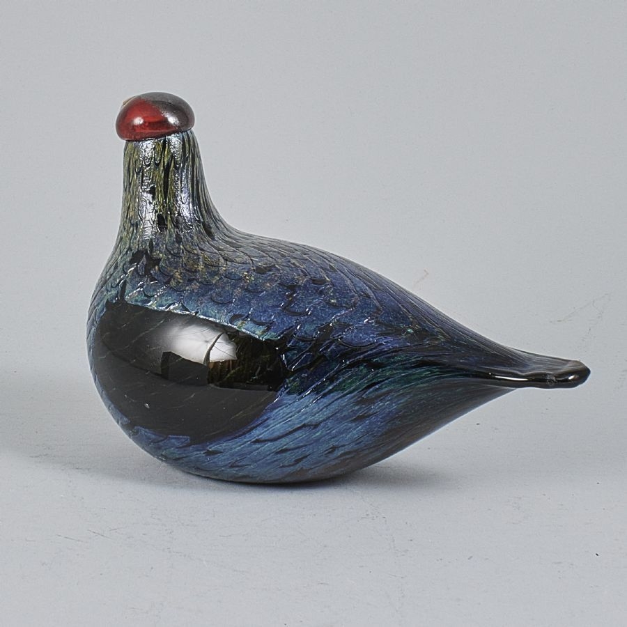 Artwork by Oiva Toikka, Finland. Tjäder, Made of SCULPTURE