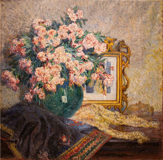 Jarrón con flores