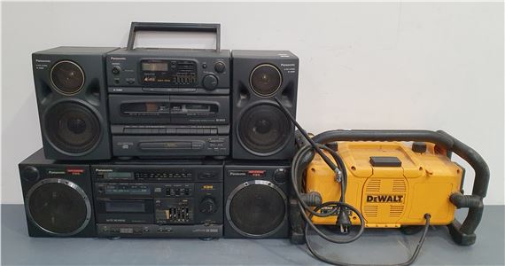 Unknown | THREE BOOM BOXES | MutualArt