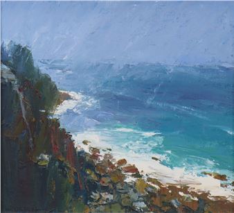 . A seascape on the Cornish coast - Neil Pinkett