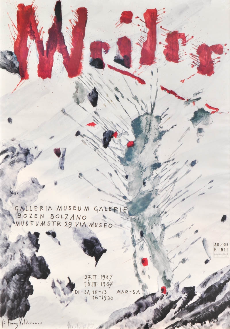 Max Weiler | MANIFESTO WEILER – GALLERIA MUSEUM GALERIE BOZEN BOLZANO ...