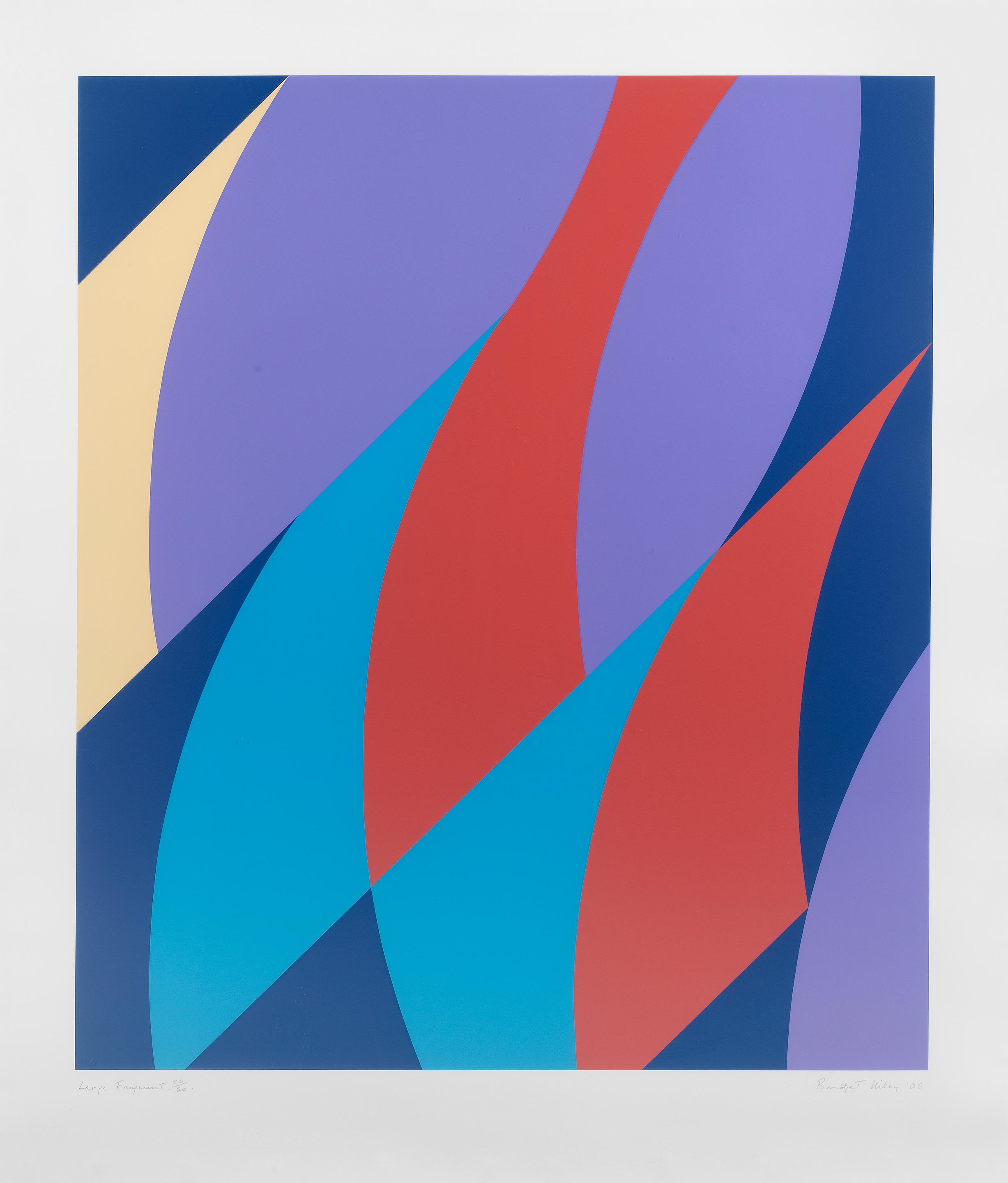 Bridget Riley | Large Fragment (2006) | MutualArt