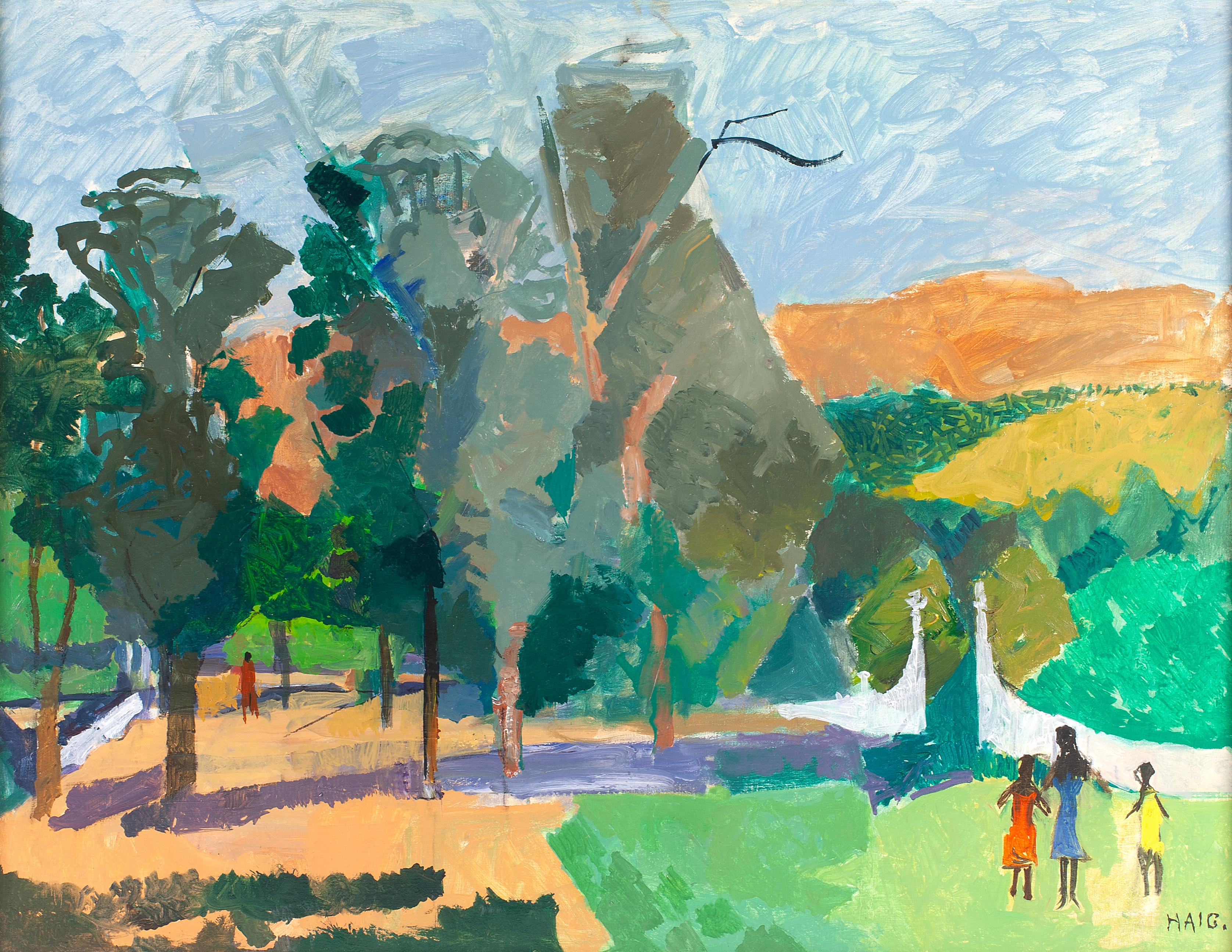 Artwork by Earl George Alexander Eugene Douglas Haig, Fairfield, South Africa, Made of oil on canvas