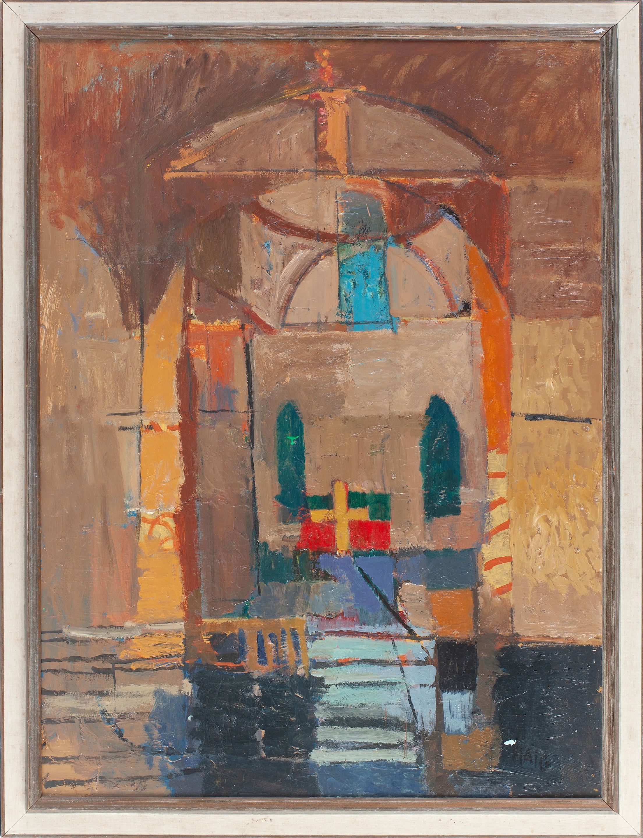 Artwork by Earl George Alexander Eugene Douglas Haig, Santa Maria dei Miracoli, Made of oil on canvas