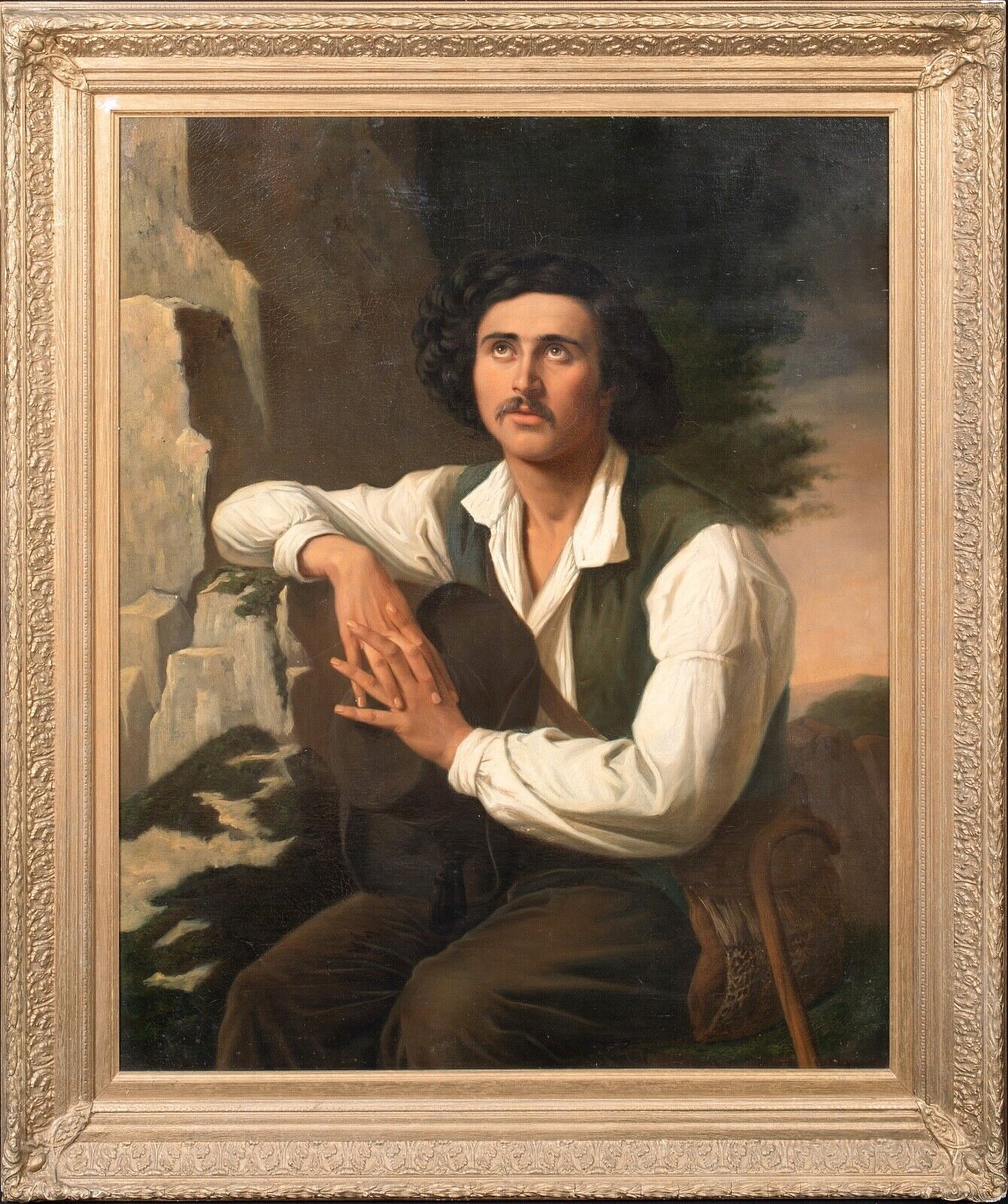 PORTRAIT OF AN ITALIAN TRAVELLER GENTLEMAN