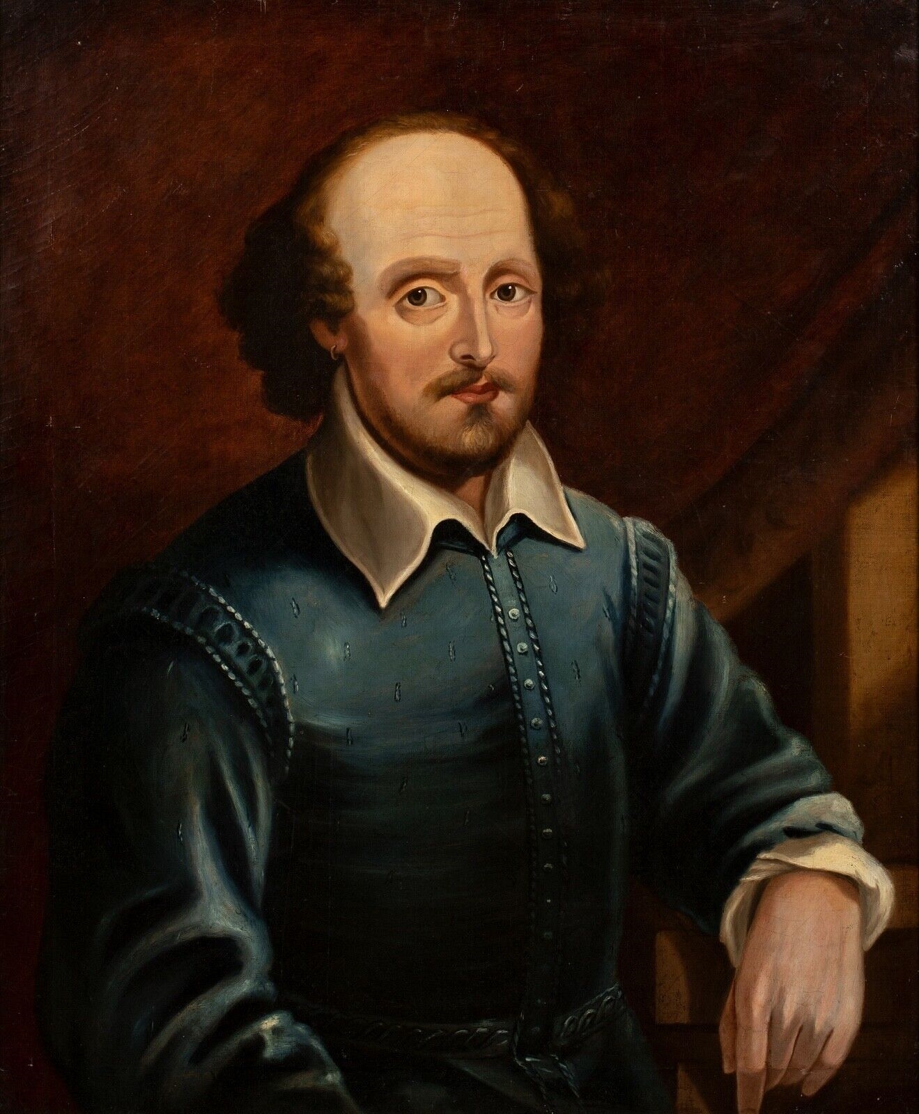 Thomas Spinks PORTRAIT OF WILLIAM SHAKESPEARE 19th Century MutualArt