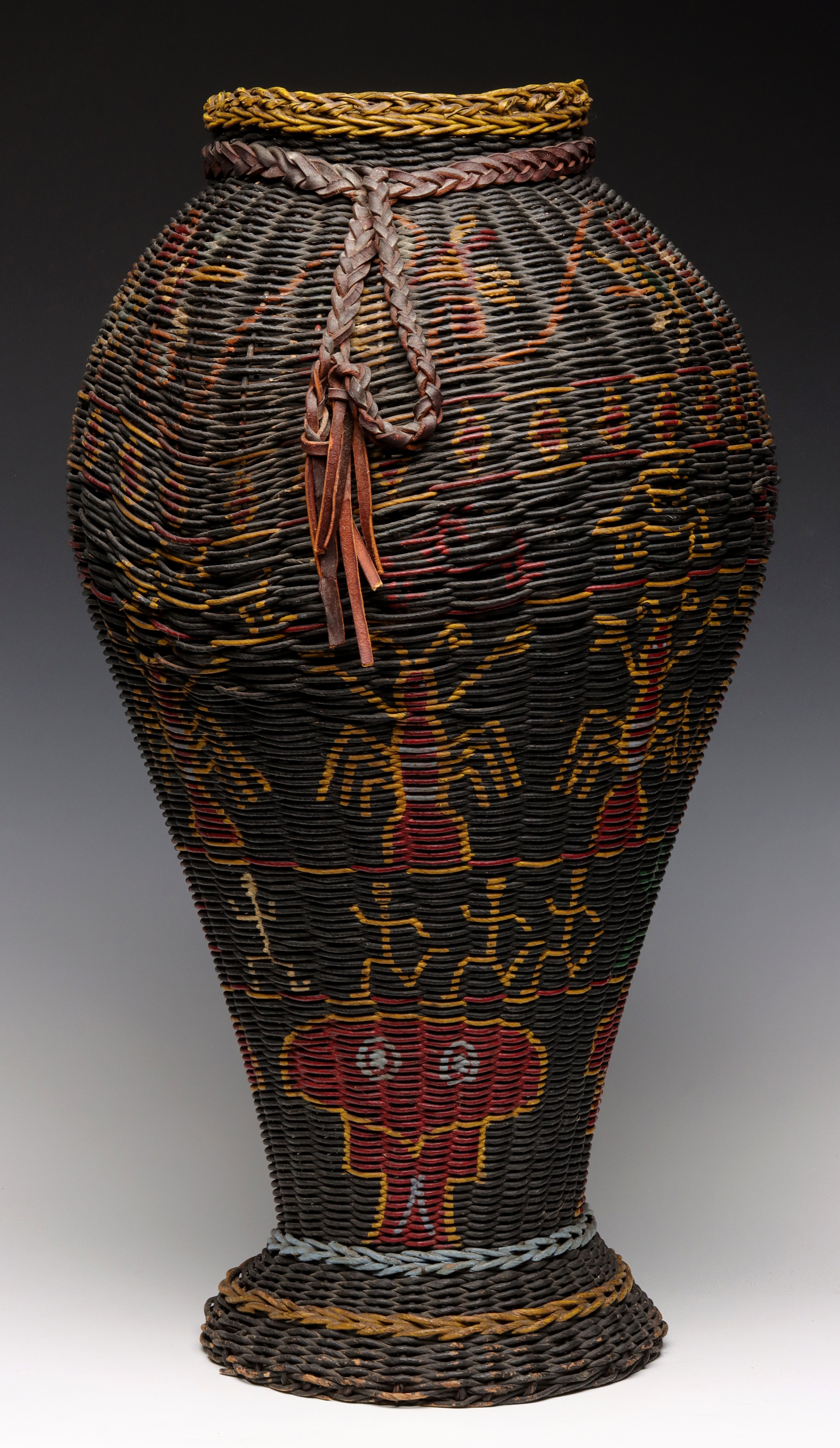 J. Landier | ANAMOSA PENITENTIARY FOLK ART BASKET (1930s) | MutualArt