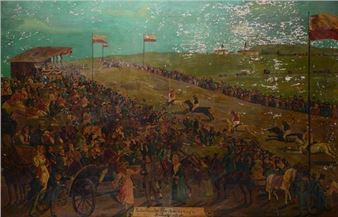 Horse racing in Simmeringer Haide, 1826 - Reinhold Hanisch