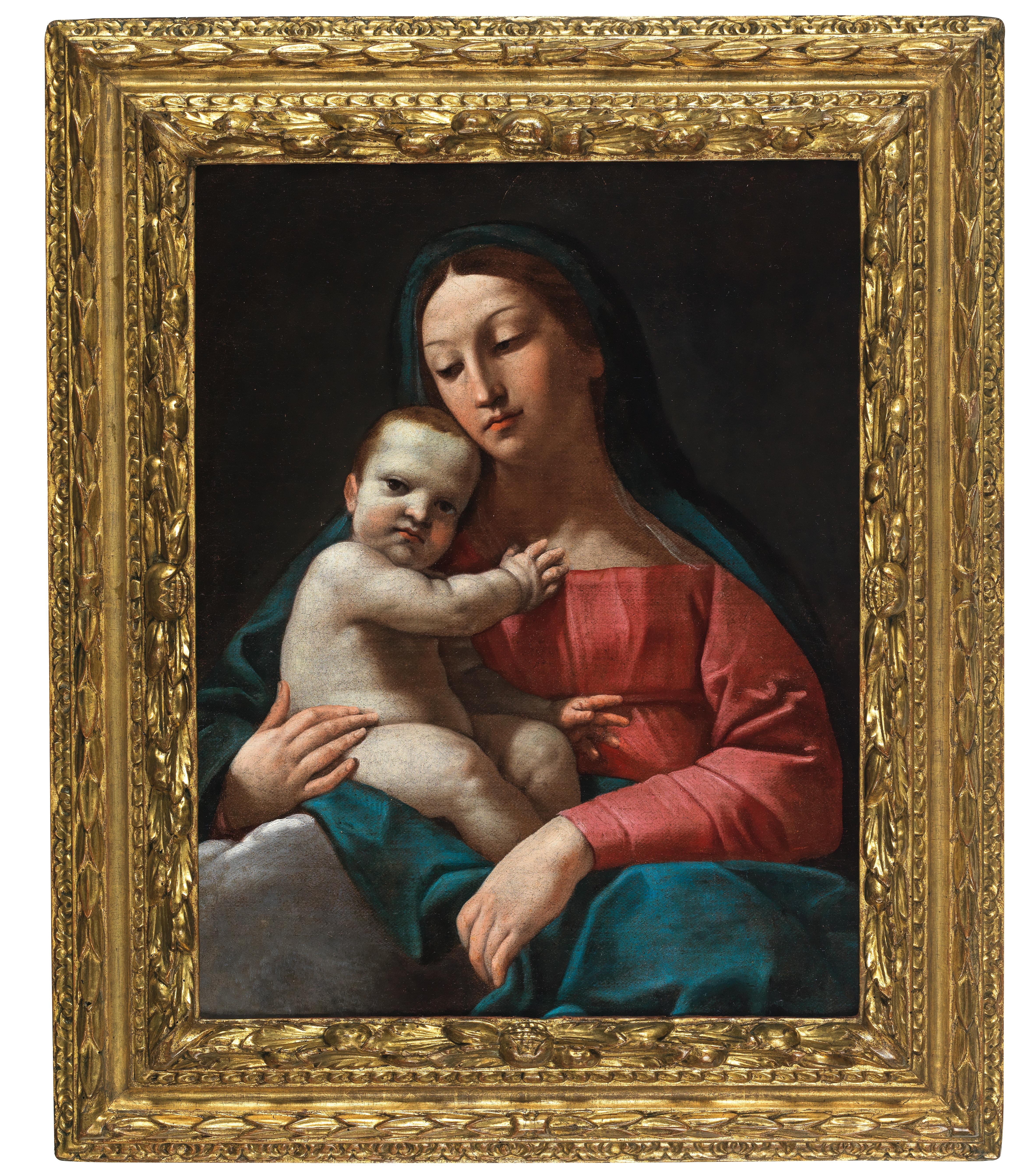 Artwork by Giovan Giacomo Sementi, Madonna and Child, Made of oil on canvas