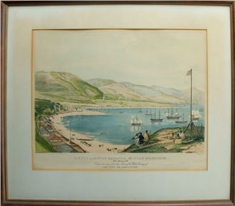 'Part of Lambton Harbour, in Port Nicholson, New Zealand' - Charles Heaphy