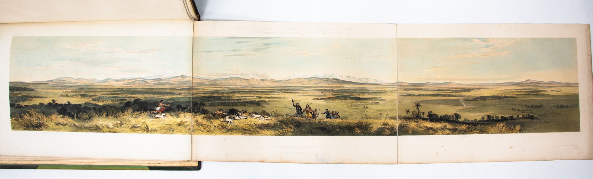 Artwork by Charles Heaphy, Illustrations to Adventure in New Zealand, Made of coloured lithographs