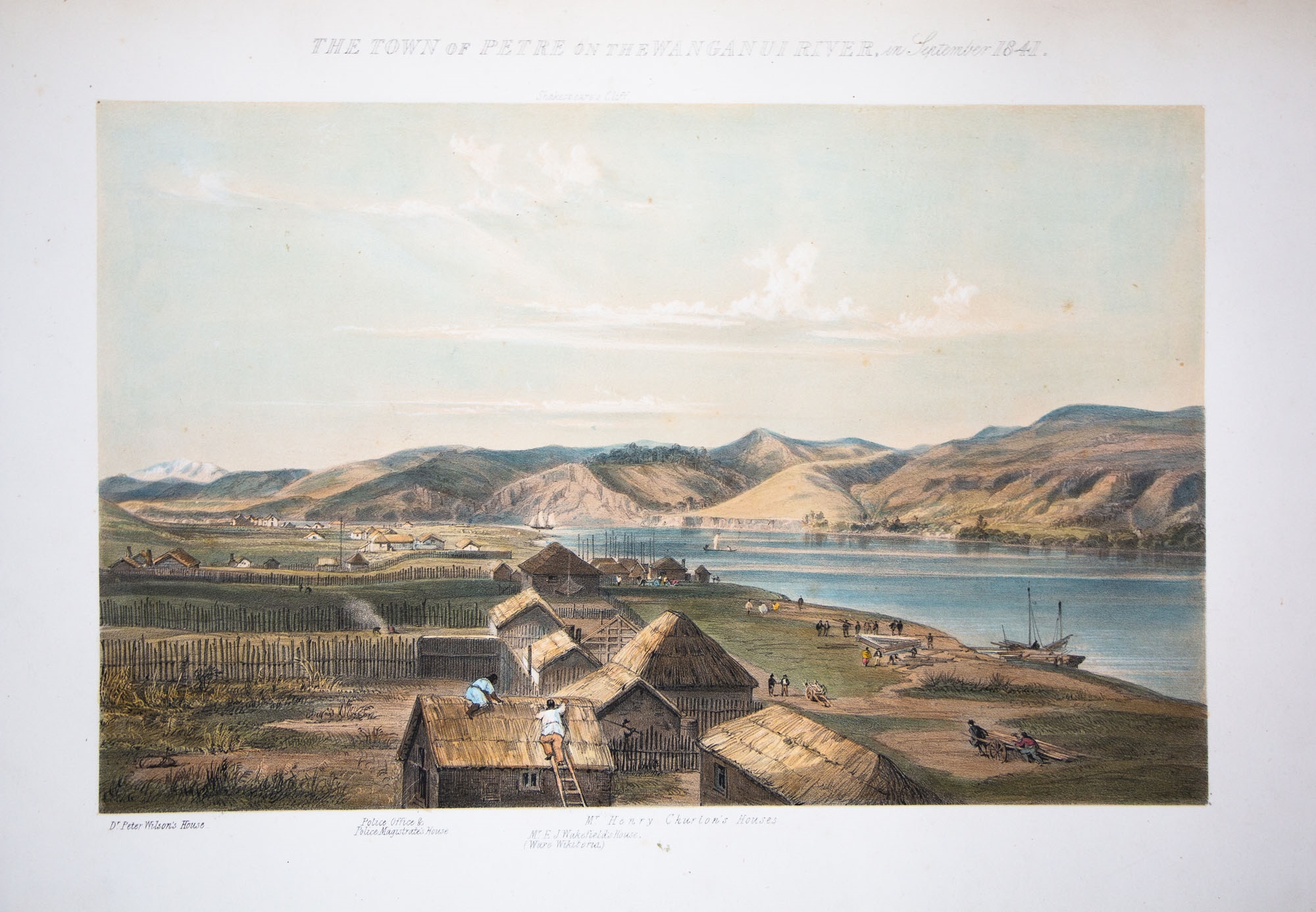 Artwork by Charles Heaphy, Illustrations to Adventure in New Zealand, Made of coloured lithographs