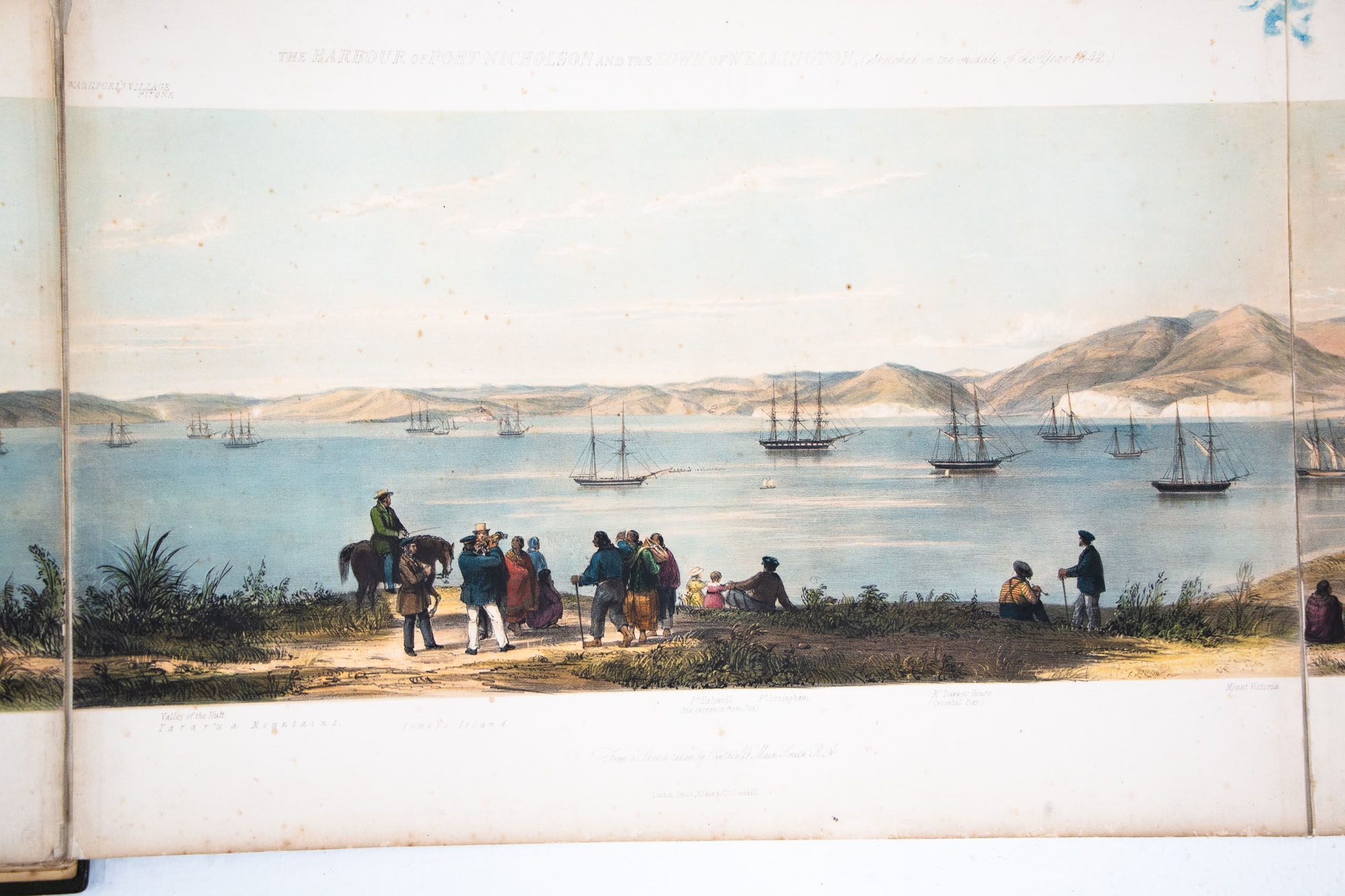 Artwork by Charles Heaphy, Illustrations to Adventure in New Zealand, Made of coloured lithographs