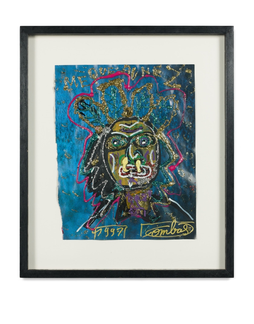 Robert Combas | Le bouffeur de mèque jaune ! (1997) | MutualArt