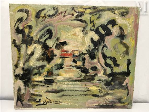 L'Ariège à Saverdun by Joseph Espalioux, 1970