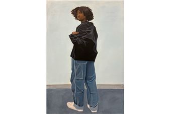 Group exhibition by Lorenzo Amos, Cailyn Dawson, Mark Hernandez, and Raya Terran at Thierry Goldberg