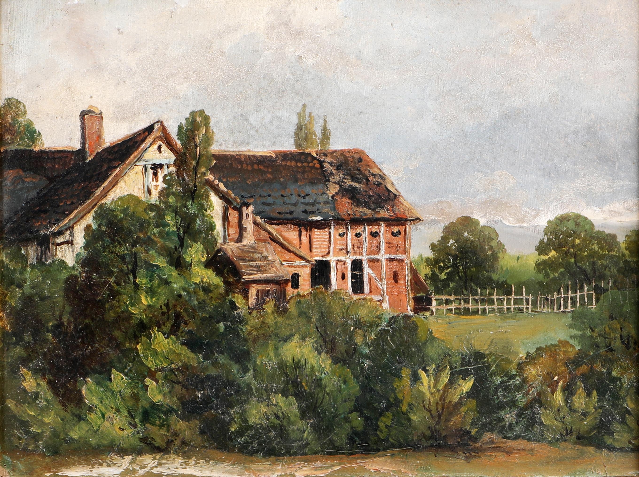Georges Capgras | Paisagem campestre com celeiro | MutualArt