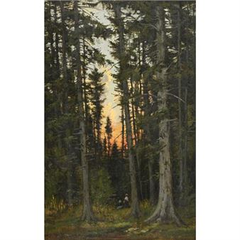 Femmes dans la forêt - H. Rich