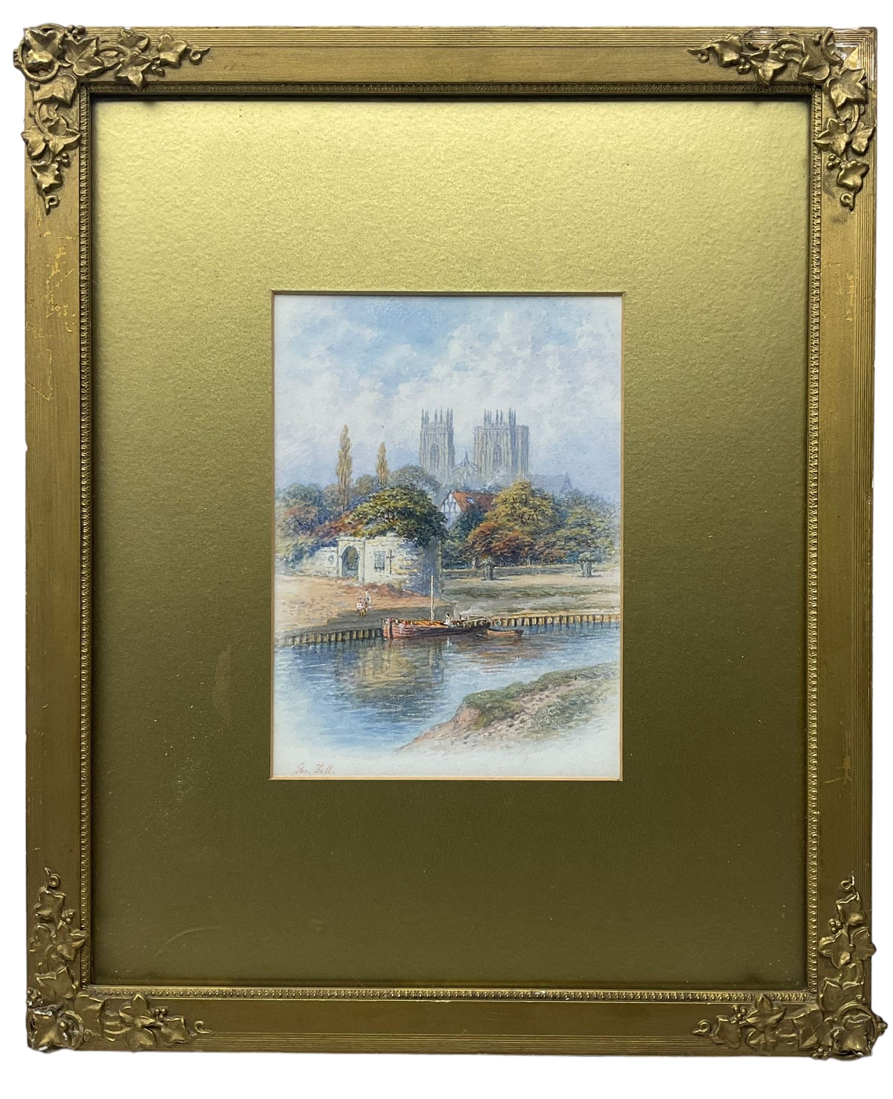 George Fall | Old Wye Bridge - Hereford and Marygate Tower - York ...