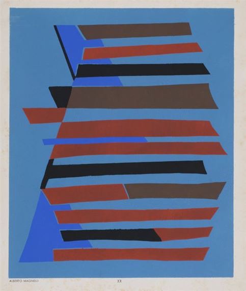 Testimonies for Abstract Art XX by Alberto Magnelli, 1952