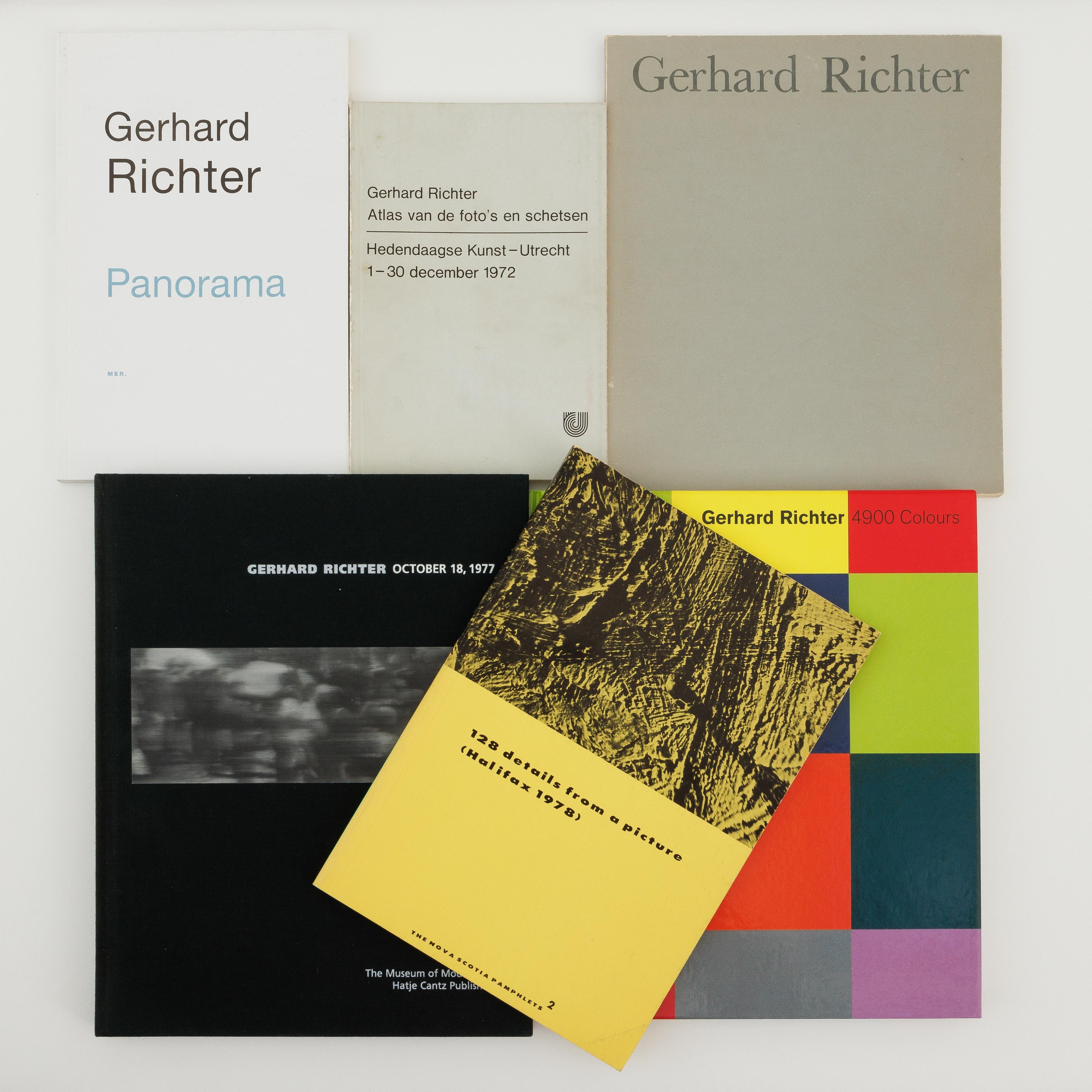 Artwork by Gerhard Richter, Atlas of Photographs and Sketches. Utrecht, Museum of Contemporary Art, 1972. Small 8vo...