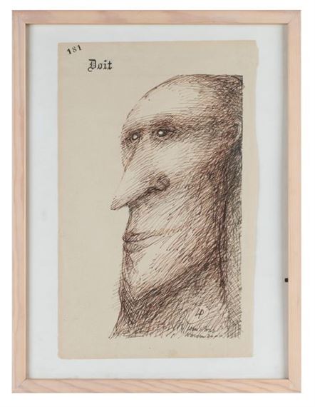 Louis Pons | Portrait pourquoi Dessin signé en bas à droite et daté ...