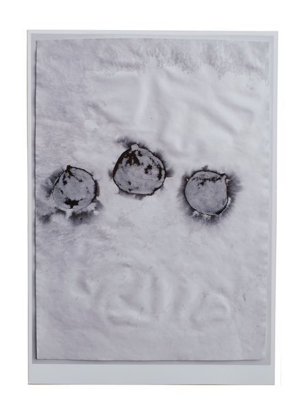 Artwork by Vincent Corpet, Cinq dessins à la plume et gouache sur papier photo, Made of gouache