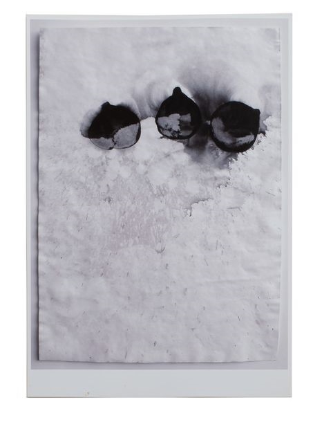 Artwork by Vincent Corpet, Cinq dessins à la plume et gouache sur papier photo, Made of gouache