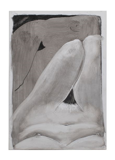 Artwork by Vincent Corpet, Cinq dessins à la plume et gouache sur papier photo, Made of gouache